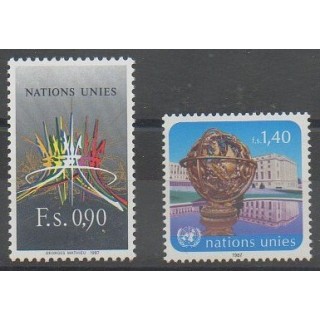 Buy this set of stamps of United Nations (UN - Geneva) of the year 1987 (Nb 152/153).
