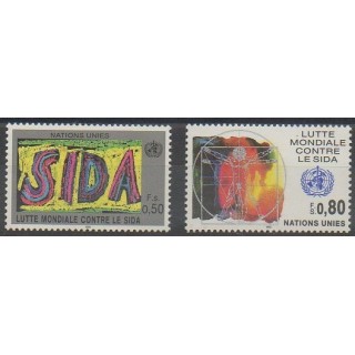Acheter cette série de timbres des Nations Unies (ONU - Genève)  de l'année 1990 (No 188/189).