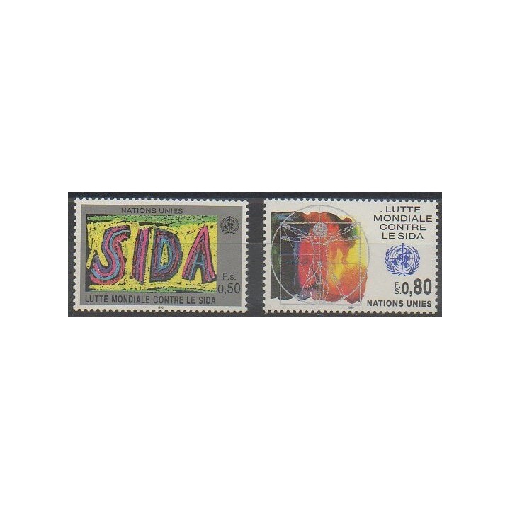 Buy this set of stamps of United Nations (UN - Geneva) of the year 1990 (Nb 188/189).