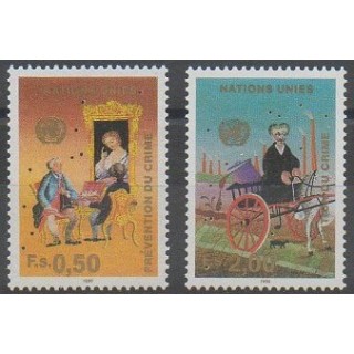 Buy this set of stamps of United Nations (UN - Geneva) of the year 1990 (Nb 194/195).