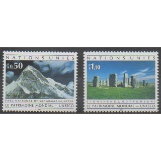 Buy this set of stamps of United Nations (UN - Geneva) of the year 1992 (Nb 222/223).