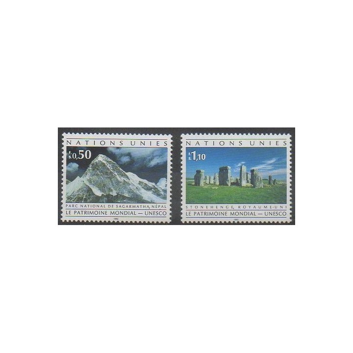 Acheter cette série de timbres des Nations Unies (ONU - Genève)  de l'année 1992 (No 222/223).