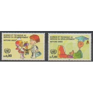 Buy this set of stamps of United Nations (UN - Geneva) of the year 1992 (Nb 233/234).