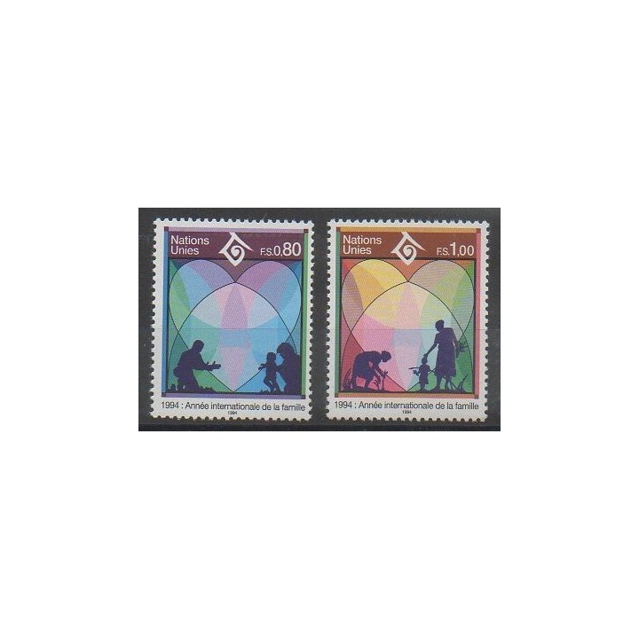 Buy this set of stamps of United Nations (UN - Geneva) of the year 1994 (Nb 263/264).