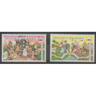 Acheter cette série de timbres des Nations Unies (ONU - Genève)  de l'année 1994 (No 274/275).