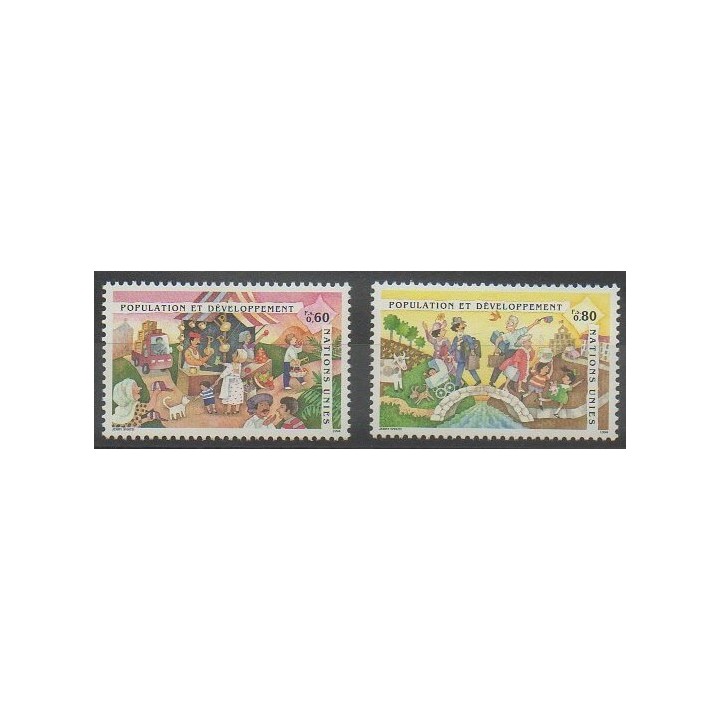 Buy this set of stamps of United Nations (UN - Geneva) of the year 1994 (Nb 274/275).
