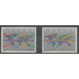 Acheter cette série de timbres des Nations Unies (ONU - Genève)  de l'année 1994 (No 279/280).