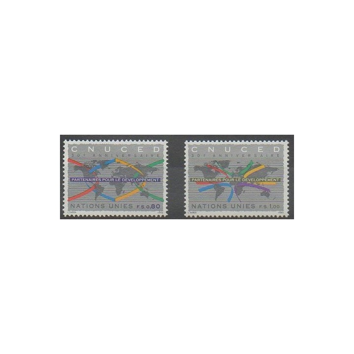 Acheter cette série de timbres des Nations Unies (ONU - Genève)  de l'année 1994 (No 279/280).