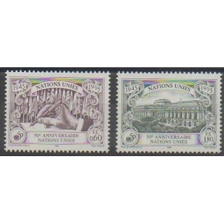 Acheter cette série de timbres des Nations Unies (ONU - Genève)  de l'année 1995 (No 289/290).