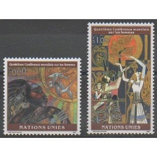 Buy this set of stamps of United Nations (UN - Geneva) of the year 1995 (Nb 291/292).