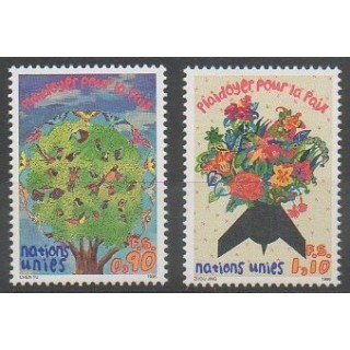 Acheter cette série de timbres des Nations Unies (ONU - Genève)  de l'année 1996 (No 319/320).