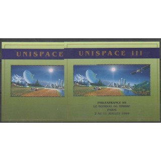 Buy these 2 souvenir sheets of United Nations (UN - Geneva) of the year 1999 (Nb BF11/BF12).