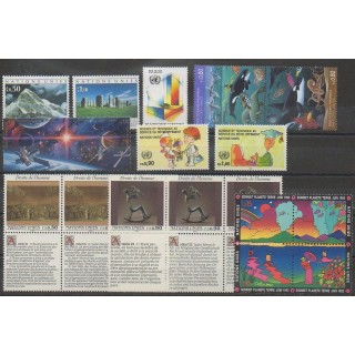 Acheter les timbres des Nations Unies (ONU - Genève)  de l'année 1992 (No 222/240).