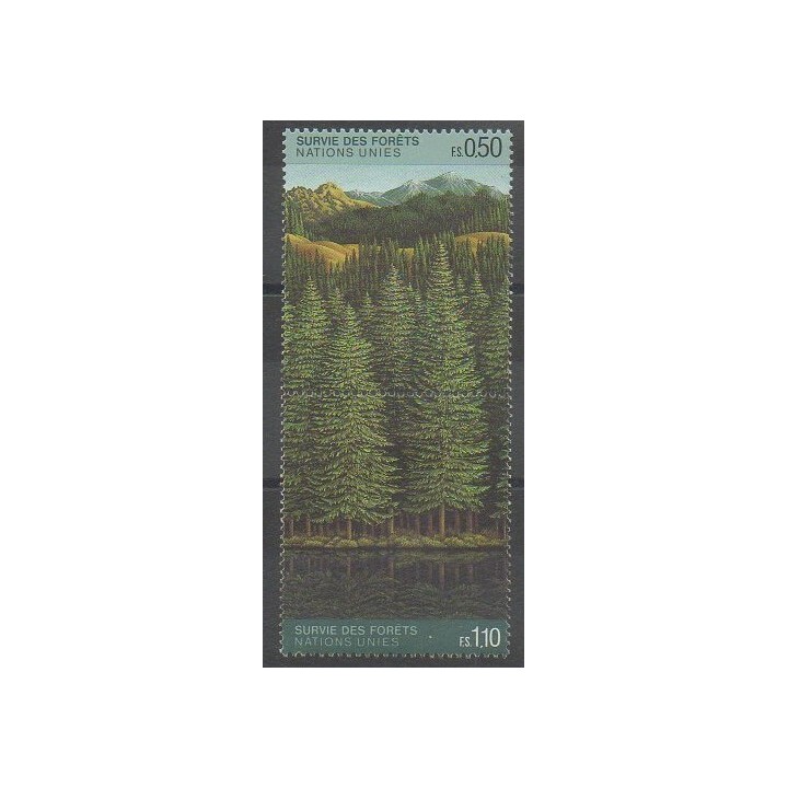 Acheter cette série de timbres des Nations Unies (ONU - Genève)  de l'année 1988 (No 165/166).