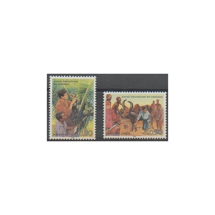 Buy this set of stamps of United Nations (UN - Geneva) of the year 1988 (Nb 167/168).