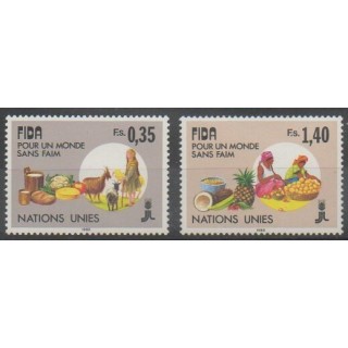 Buy this set of stamps of United Nations (UN - Geneva) of the year 1988 (Nb 163/164).