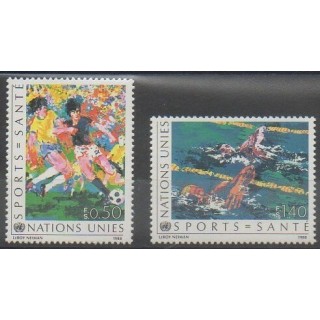 Acheter cette série de timbres des Nations Unies (ONU - Genève)  de l'année 1988 (No 169/170).