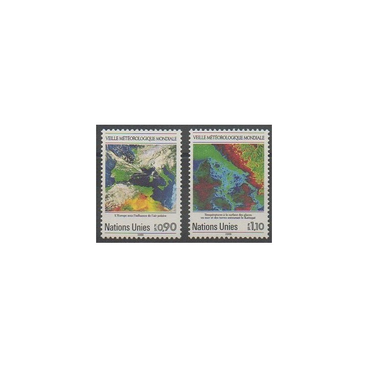Acheter cette série de timbres des Nations Unies (ONU - Genève)  de l'année 1989 (No 176/177).