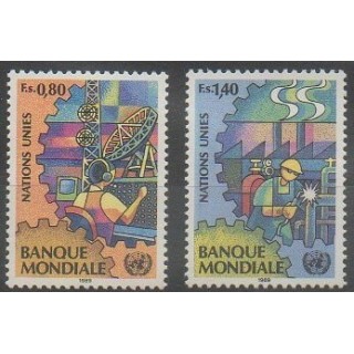 Acheter cette série de timbres des Nations Unies (ONU - Genève)  de l'année 1989 (No 173/174).