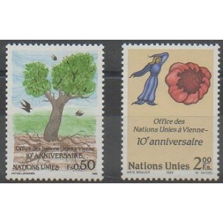 Buy this set of stamps of United Nations (UN - Geneva) of the year 1989 (Nb 178/179).