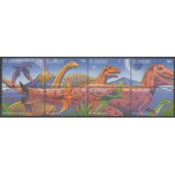 Saint Vincent - 1994 - Nb 2251/2258 - Prehistoric animals