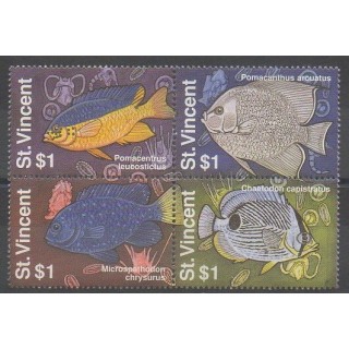 Acheter cette série de timbres de Saint-Vincent de l'année 1995 (No 2462/2465).