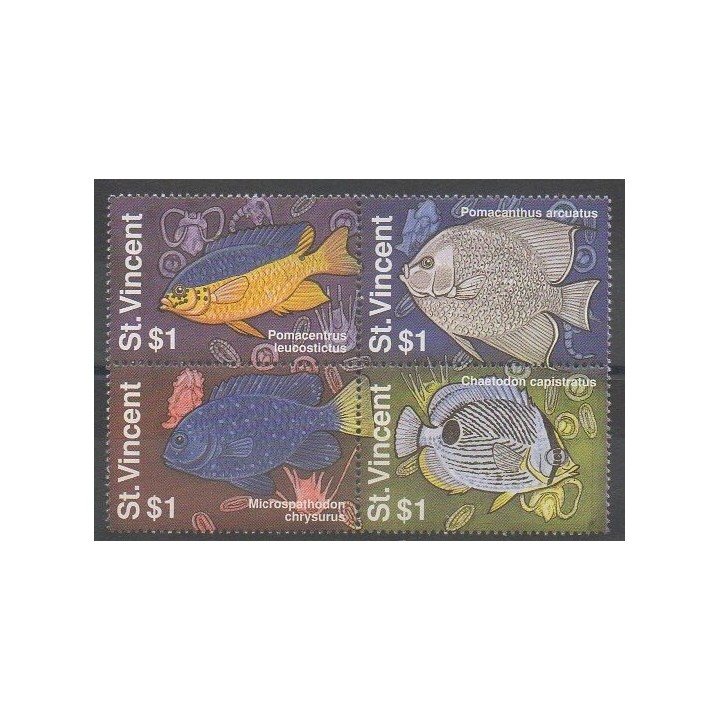 Buy this set of stamps of Saint Vincent of the year 1995 (Nb 2462/2465).