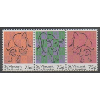 Buy this set of stamps of Saint Vincent of the year 1997 (Nb 2994/2996).
