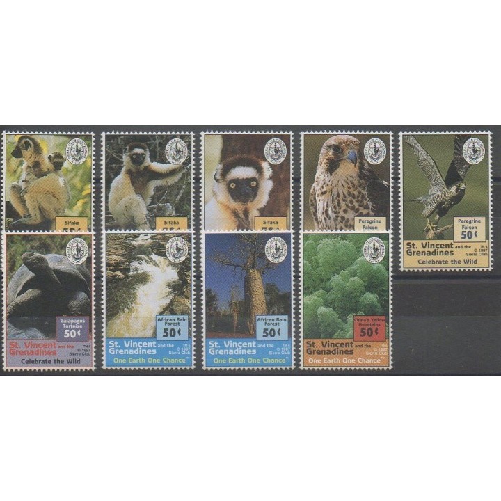 Acheter cette série de timbres de Saint-Vincent de l'année 1997 (No 3282/3290).