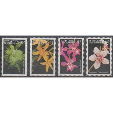 Saint Vincent - 1997 - Nb 3291/3294 - Orchids
