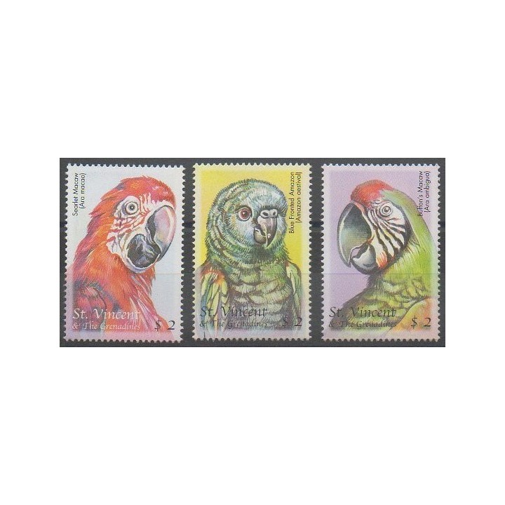 Acheter cette série de timbres de Saint-Vincent de l'année 2000 (No 4065/4067).