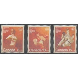 Canada - 1975 - No 576/578 - Jeux Olympiques d'été