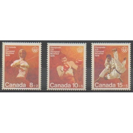 Canada - 1975 - Nb 576/578 - Summer Olympics