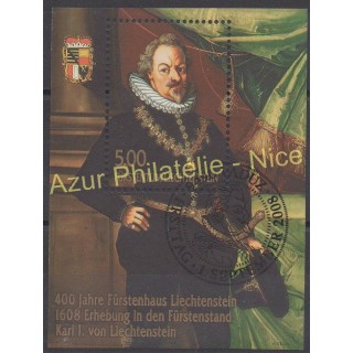 Timbres - Thème tableaux - Liechtenstein - 2008 - No BF 20