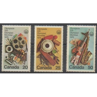 Acheter cette série de timbres du Canada de l'année 1976 (No 594/596).