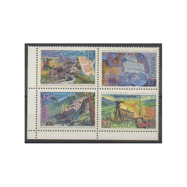 Buy this set of stamps of Canada of the year 1988 (Nb 1041/1044).