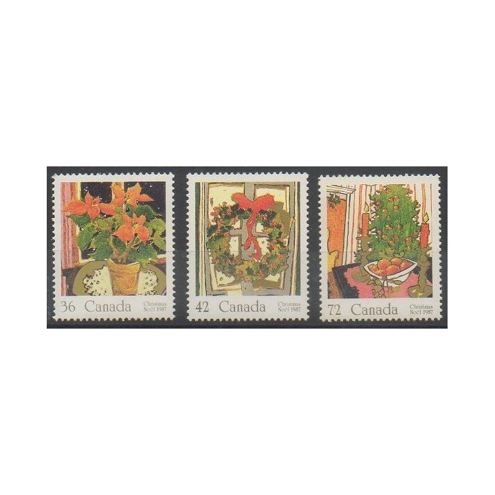 Buy this set of stamps of Canada of the year 1987 (Nb 1024/1026).