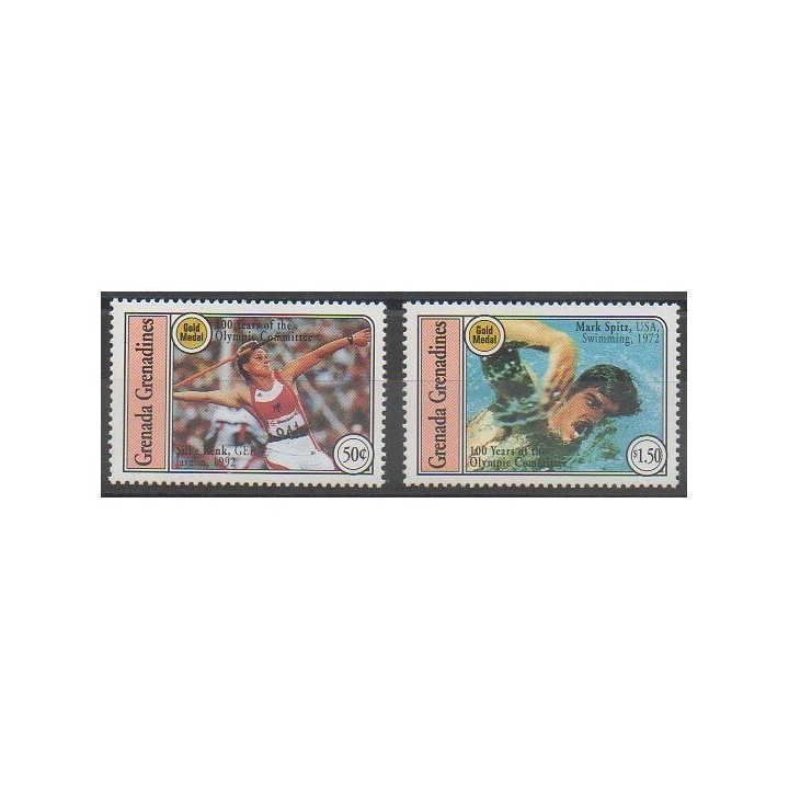 Acheter cette série de timbres de Grenadines de l'année 1994 (No 1590/1591).