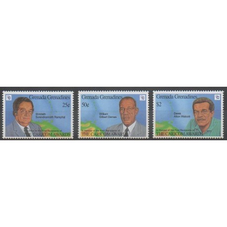 Grenadines - 1994 - No 1656/1658 - Célébrités