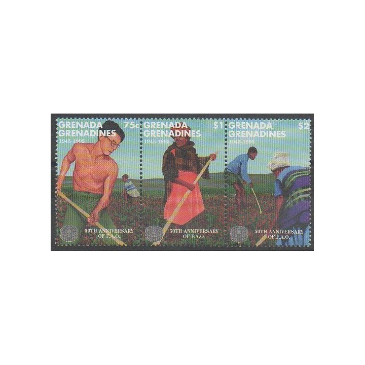 Acheter cette série de timbres de Grenadines de l'année 1995 (No 1723/1725).