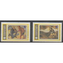 Grenadines - 1993 - Nb 1441/1442 - Paintings