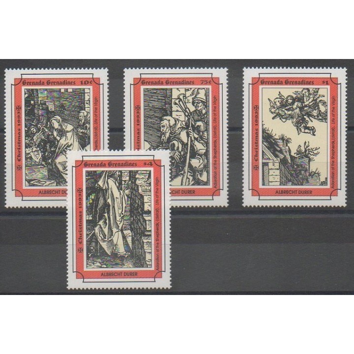 Buy this set of stamps of Grenadines of the year 1993 (Nb 1535/1538).