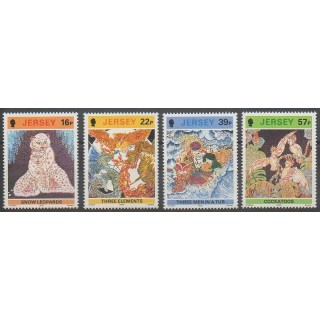 Buy this set of stamps of Jersey of the year 1992 (Nb 575/578).