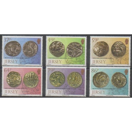 Jersey - 2011 - No 1669/1674 - Monnaies, billets ou médailles