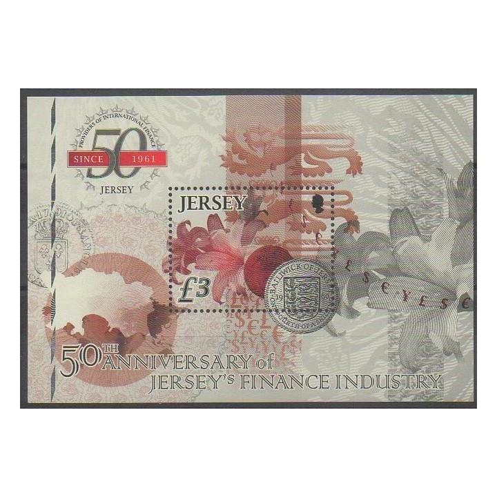 Acheter ce bloc-feuillet de l'île de Jersey de l'année 2011 (No BF115).