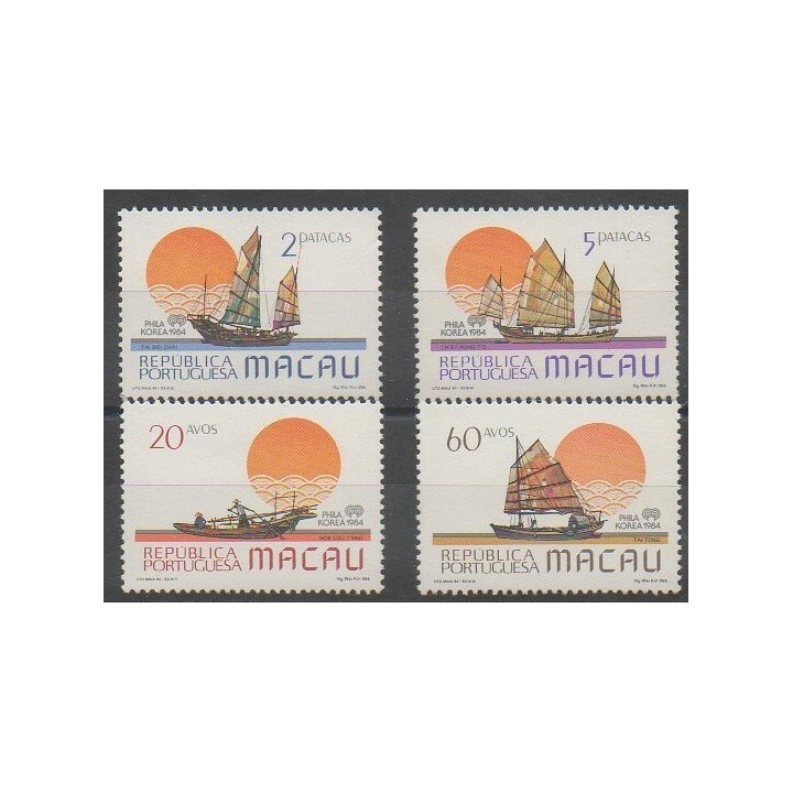 Buy this set of stamps of Macao of the year 1984 (Nb 501/504).
