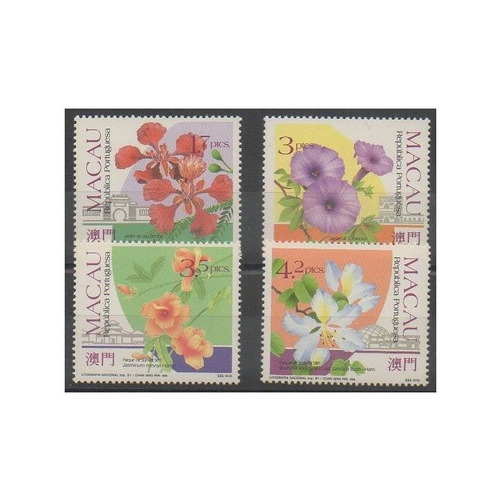 Buy this set of stamps of Macao of the year 1991 (Nb 644/647).