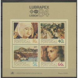 Portugal - 1984 - Nb BF45 - Paintings - Philately