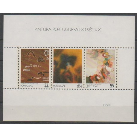 Portugal - 1990 - Nb BF71 - Paintings