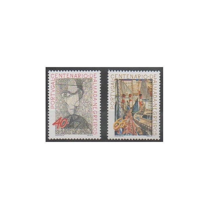 Acheter cette série de timbres du Portugal de l'année 1993 (No 1927/1928).